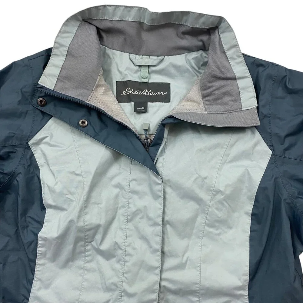 Eddie Bauer Weatheredge Rain Jacket Women's M Packable No Hood